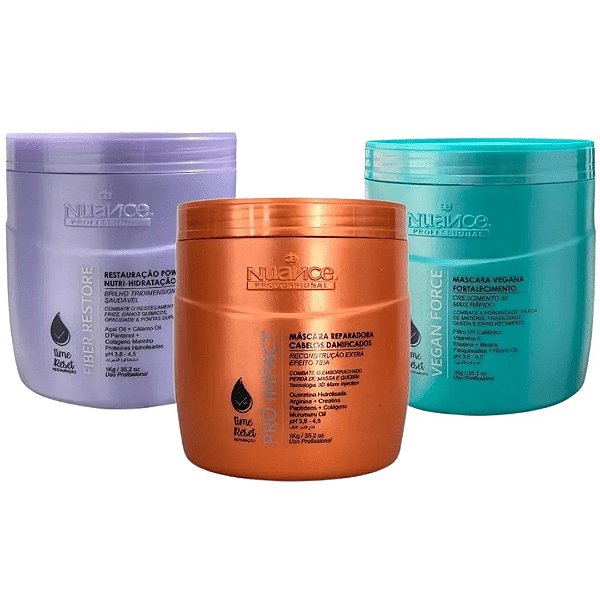 Kit Cronograma Capilar Nuance 1 kg